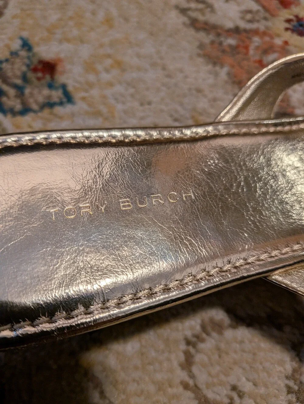 Tory Burch Capri Leather Flip Flop Sandals